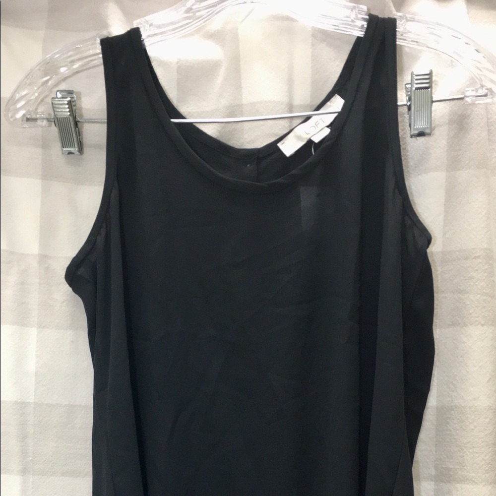 Womens black tank top
